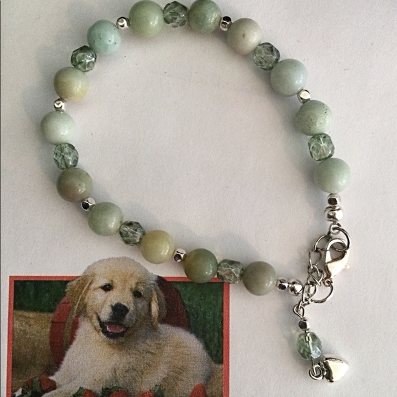 SUMMER SPECIAL 🎄 Light Green Moonstone Bracelet, Crystal Bracelet. Gift - Picture 9 of 10